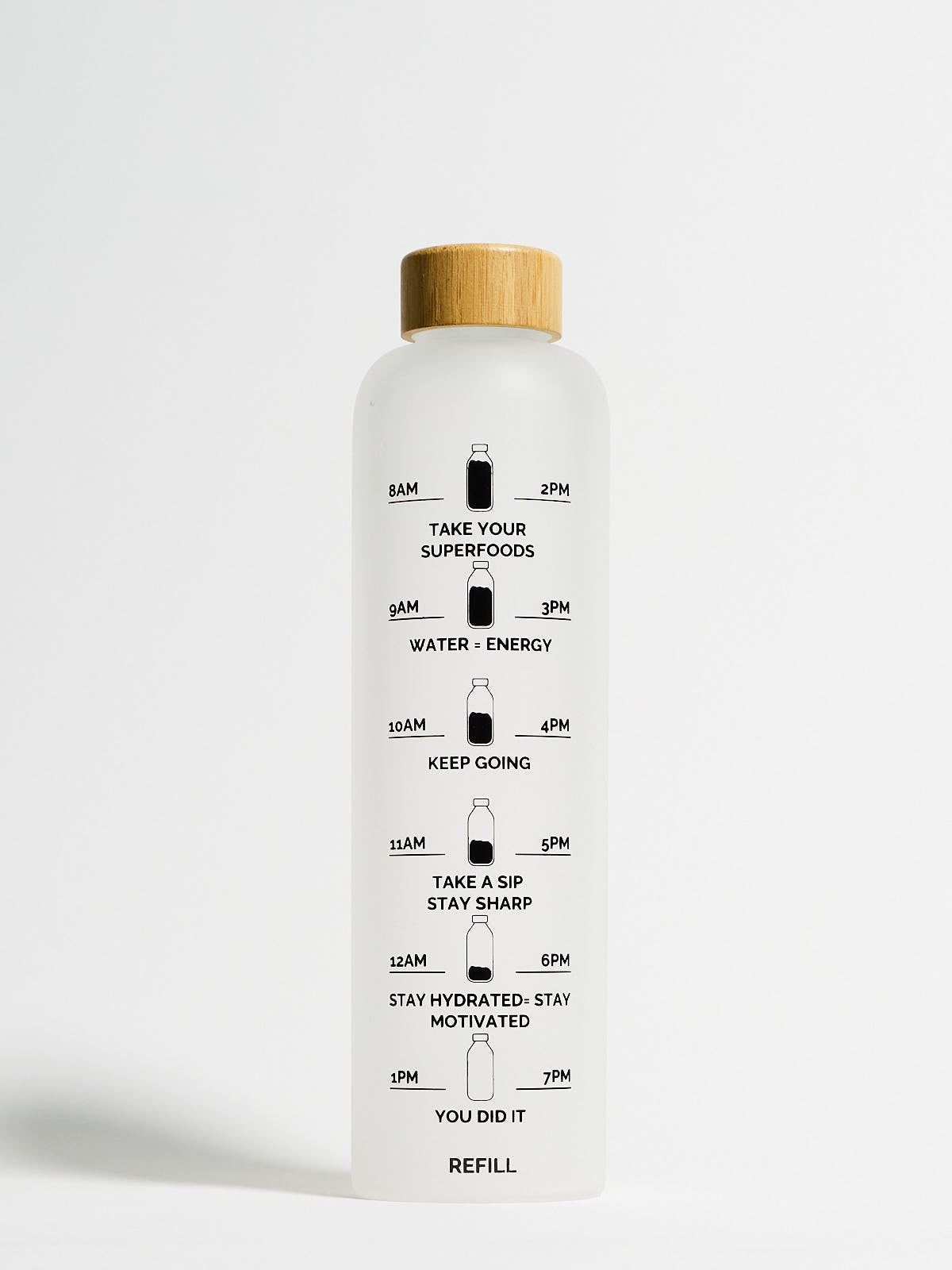 Borosilicate Glass Drinking Bottle