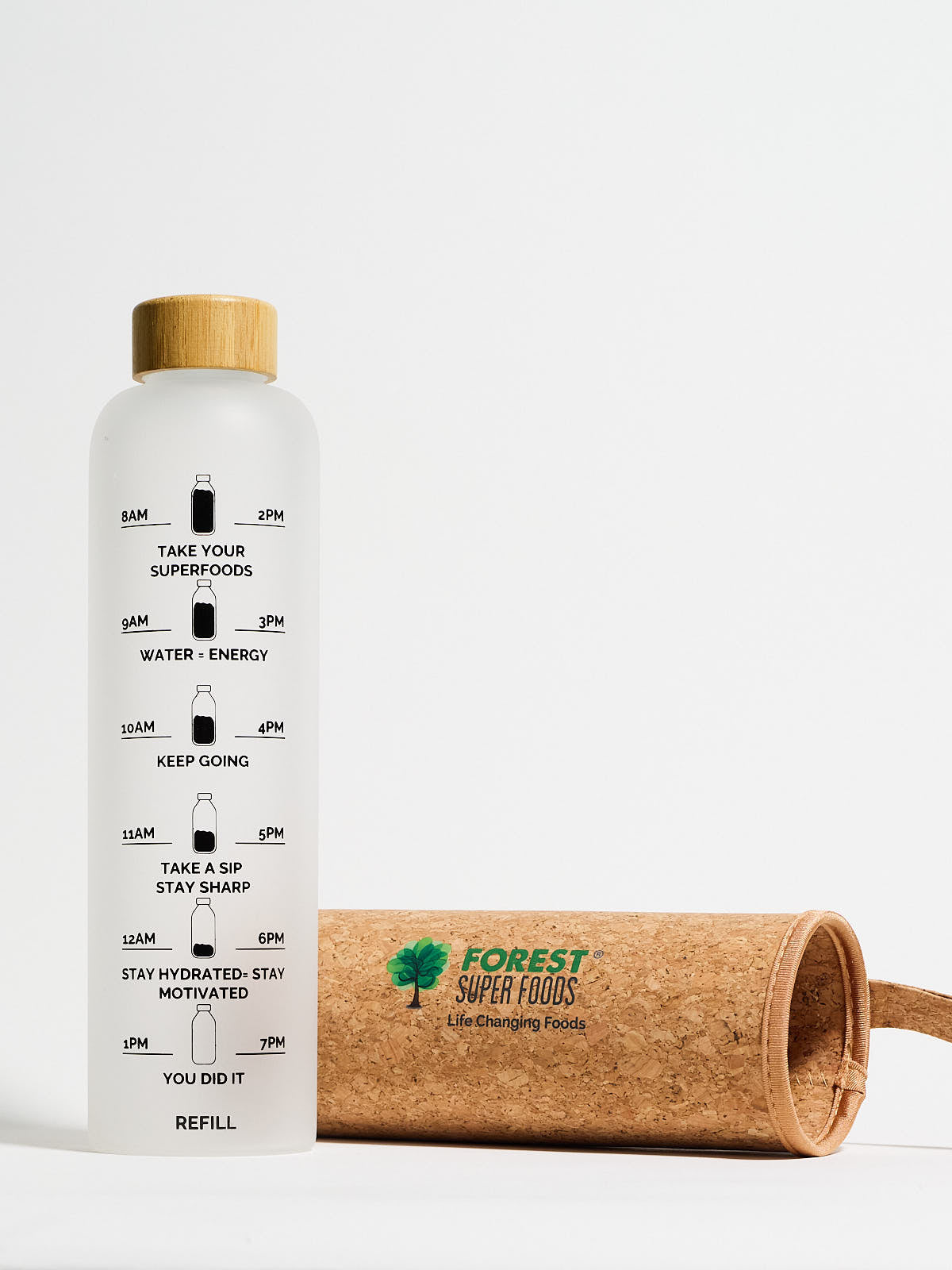 Borosilicate Glass Drinking Bottle