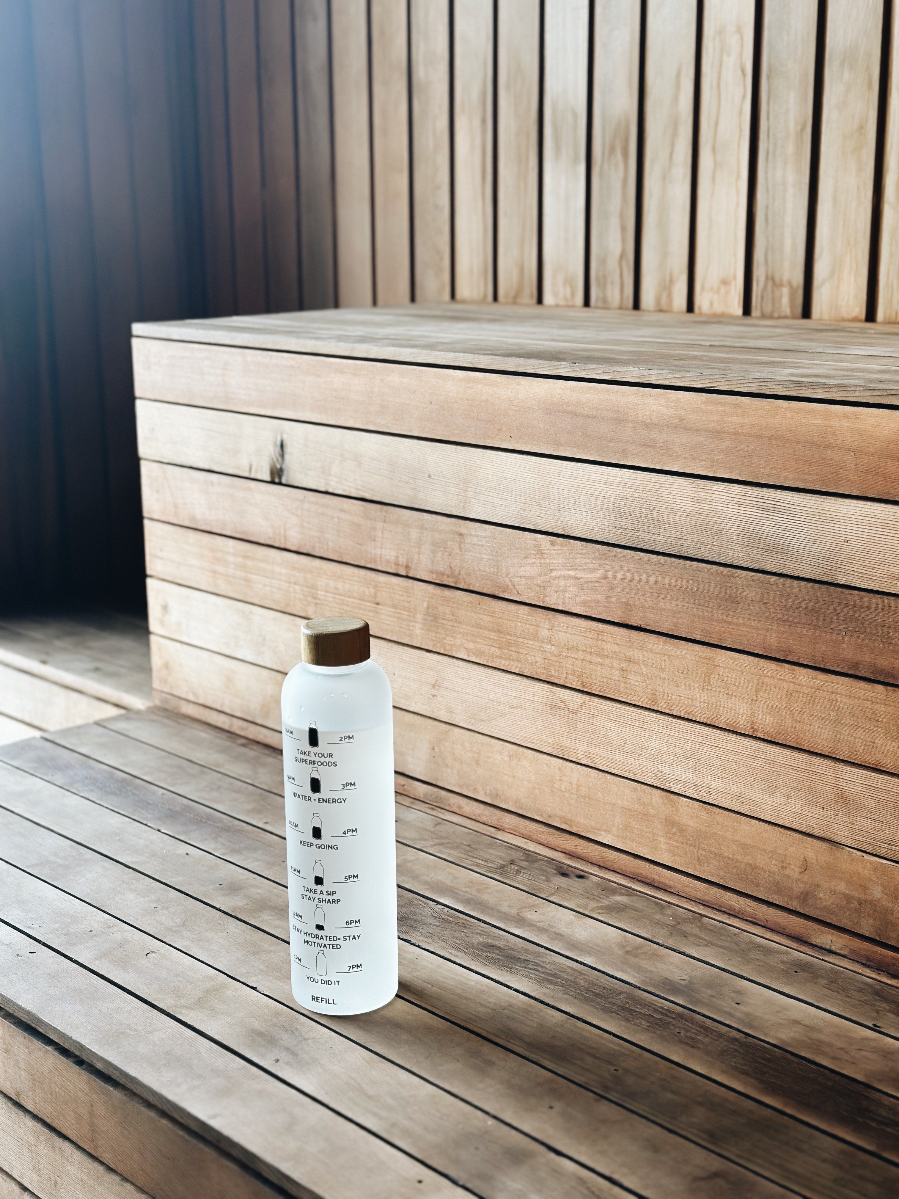 Borosilicate Glass Drinking Bottle