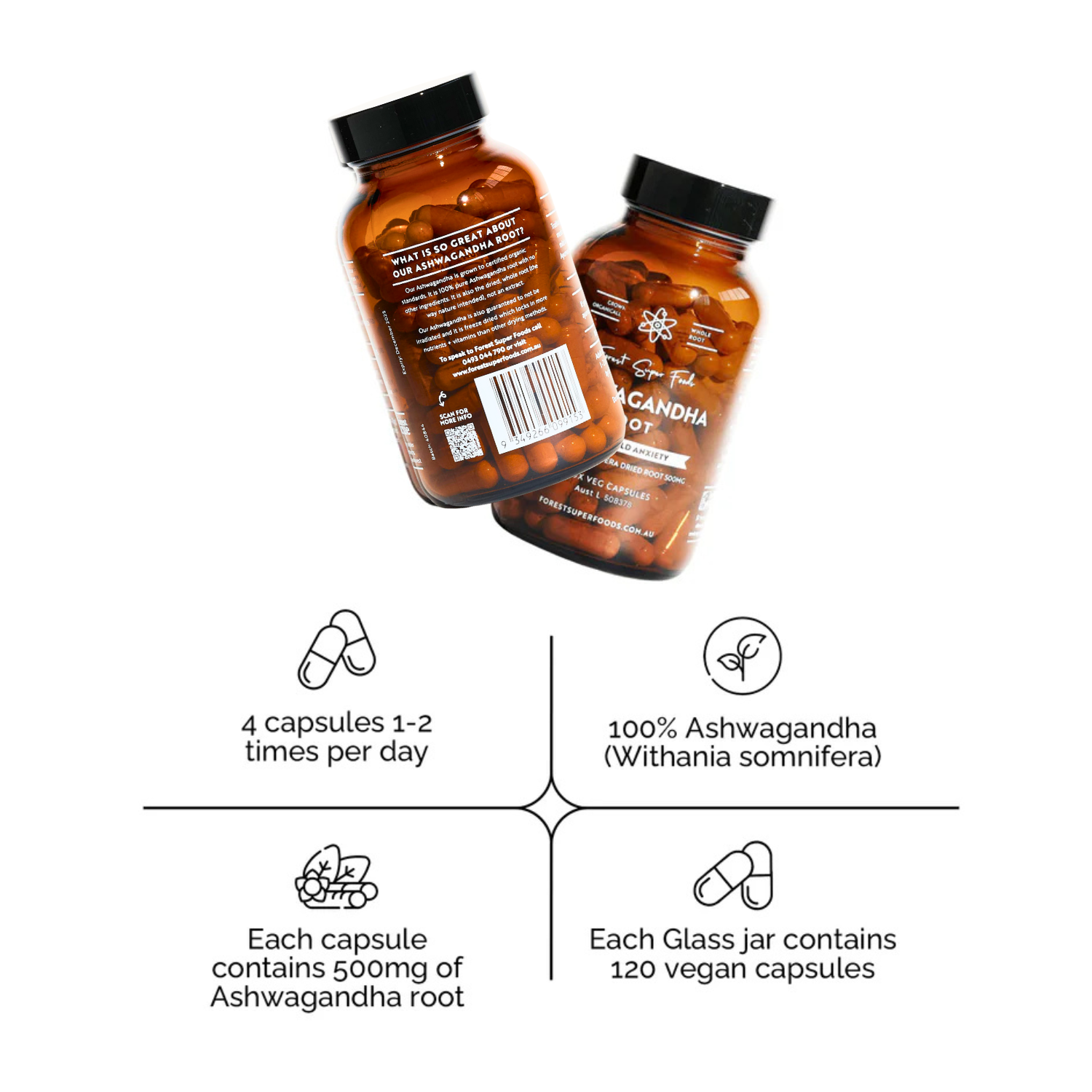 Organic Ashwagandha Capsules