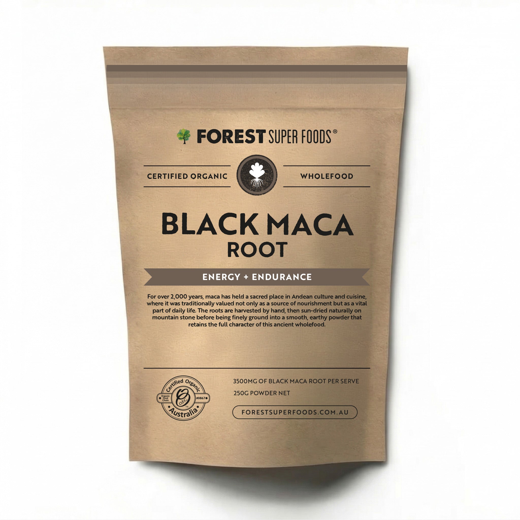 Certified Organic Black Maca Powder