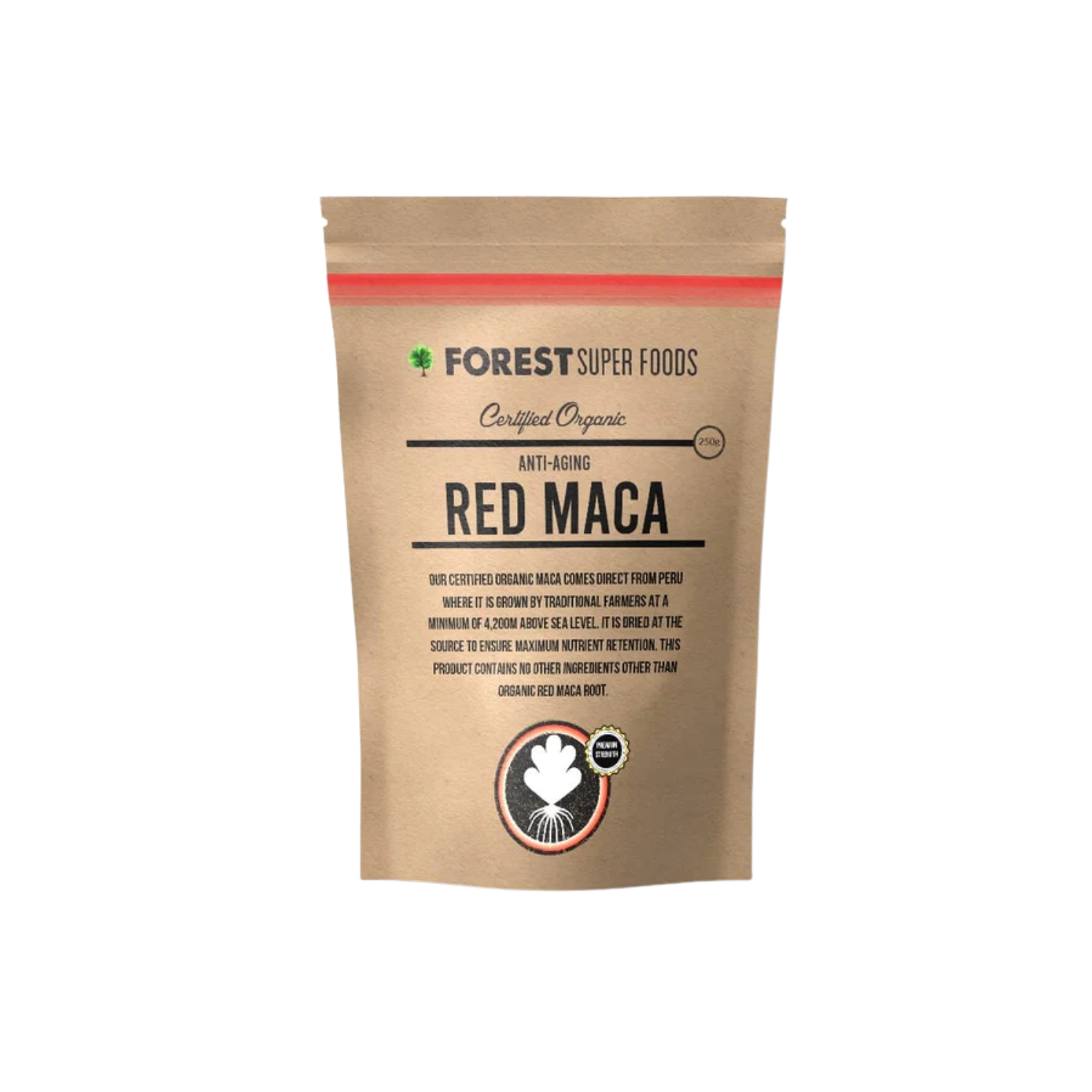 Certified Organic Red Maca Root Capsules